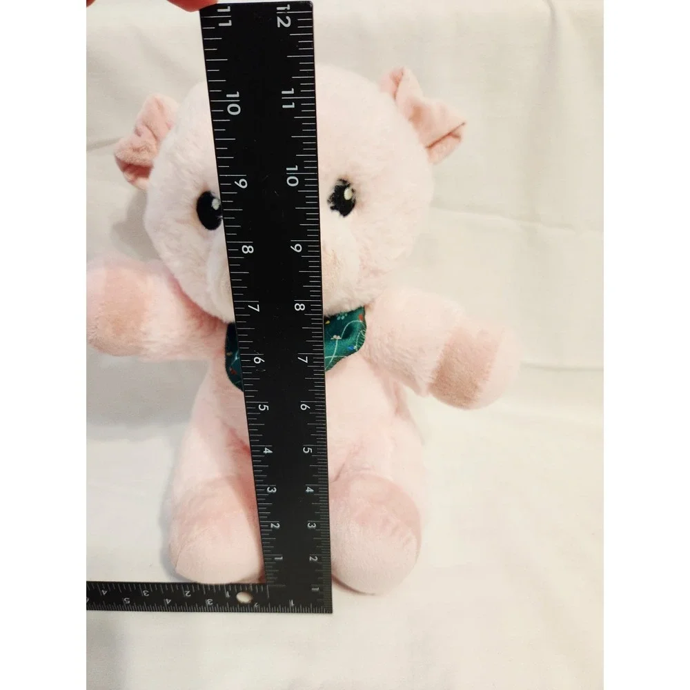 Petsmart Pink Pig Plush Wish Squeaker Xmas Bandana Farm Stuffed Animal Toy